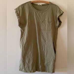 Olive Green Mini Dress